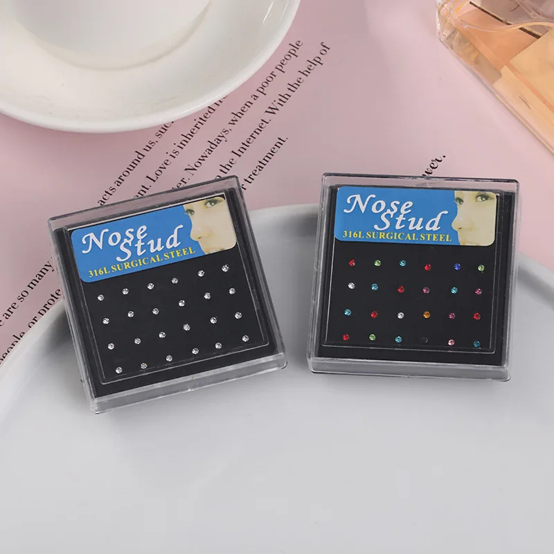 Body Jewelry Storage - 24 pz/scatola anello al naso in