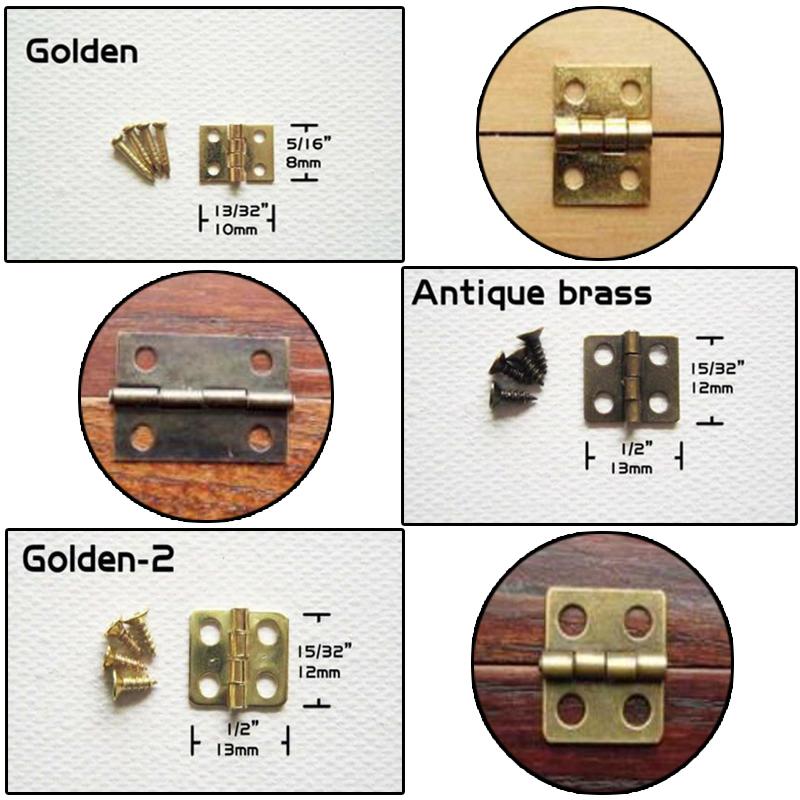 Body Jewelry Display Case - 10/20/50 set mini ottone antico gioielli