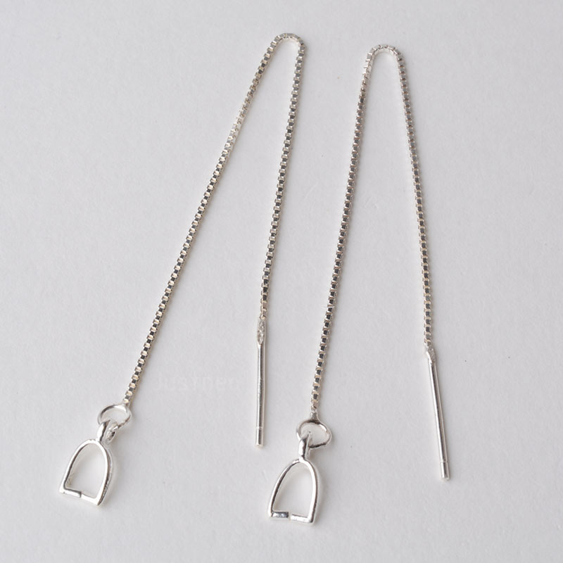 Body Jewelry Organizer - Earwire, solido 925 sterling silver ear