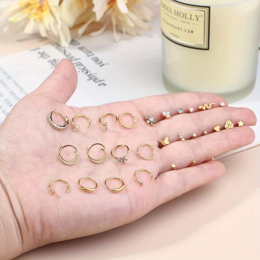 Bobisty 1pc Anello al naso in  - Body Jewelry Changing Kit recensione e prezzo