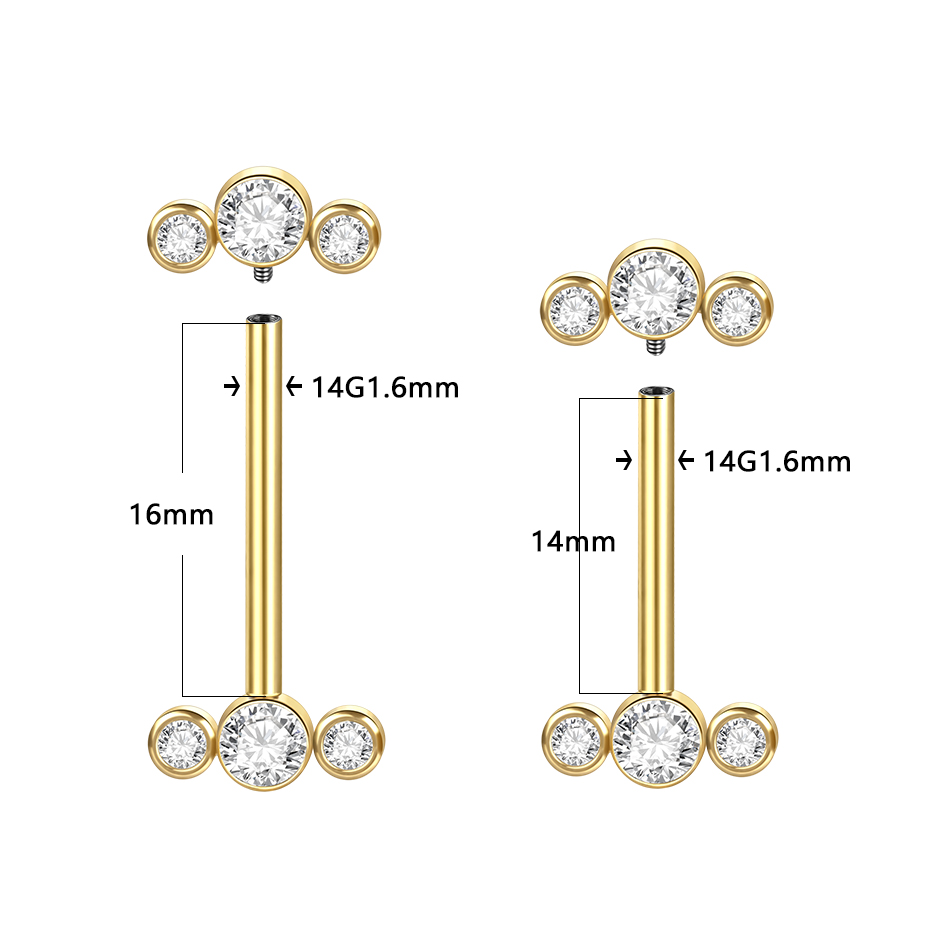 1/5PCS G23 Titanio PIERC Color - Body Jewelry Changing Kit recensione e prezzo