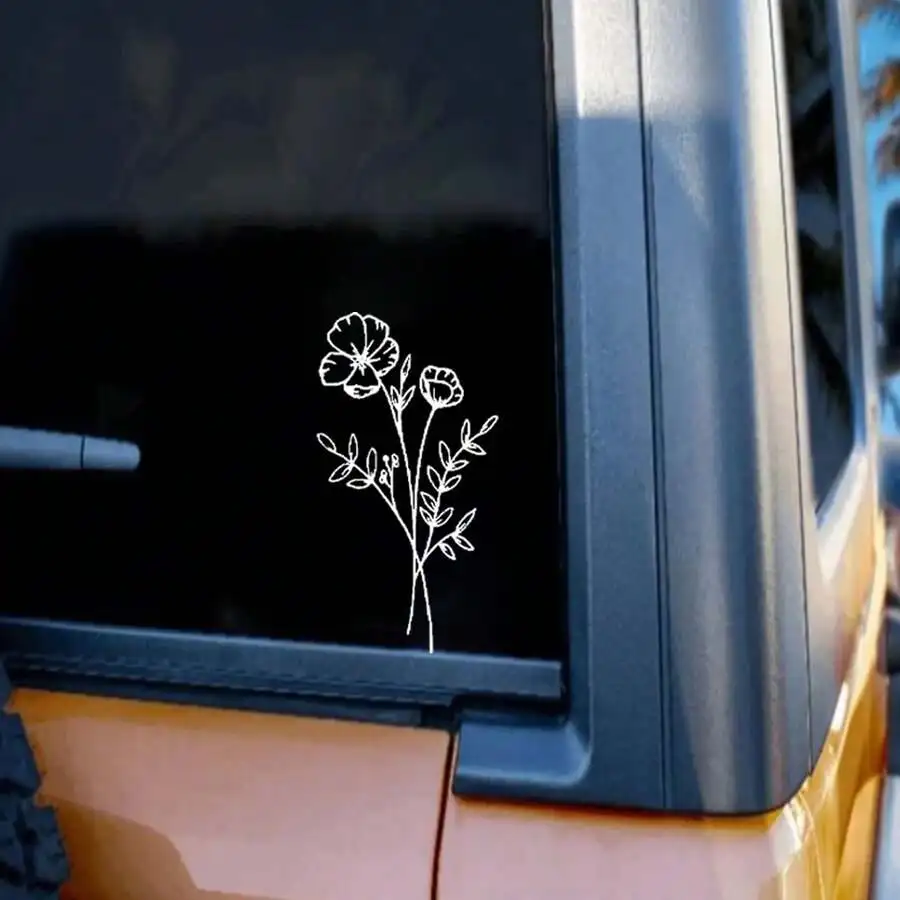 1 adesivo per auto con fiori s - Body Jewelry Labret recensione e prezzo