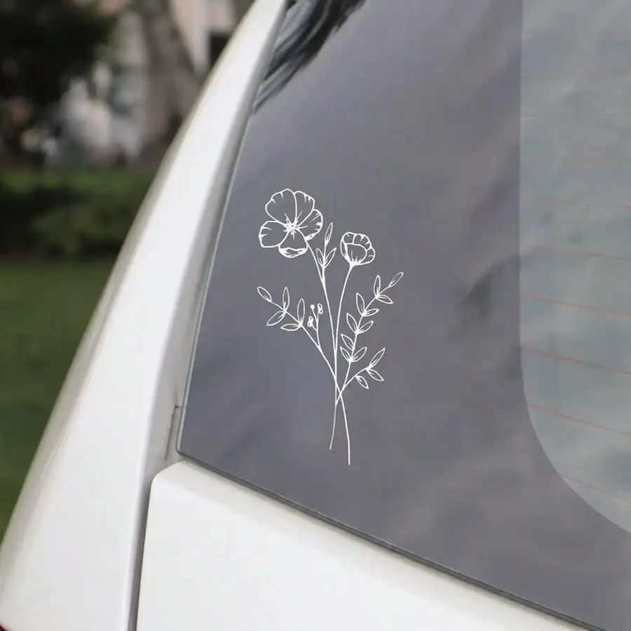 1 adesivo per auto con fiori s - Body Jewelry Labret recensione e prezzo
