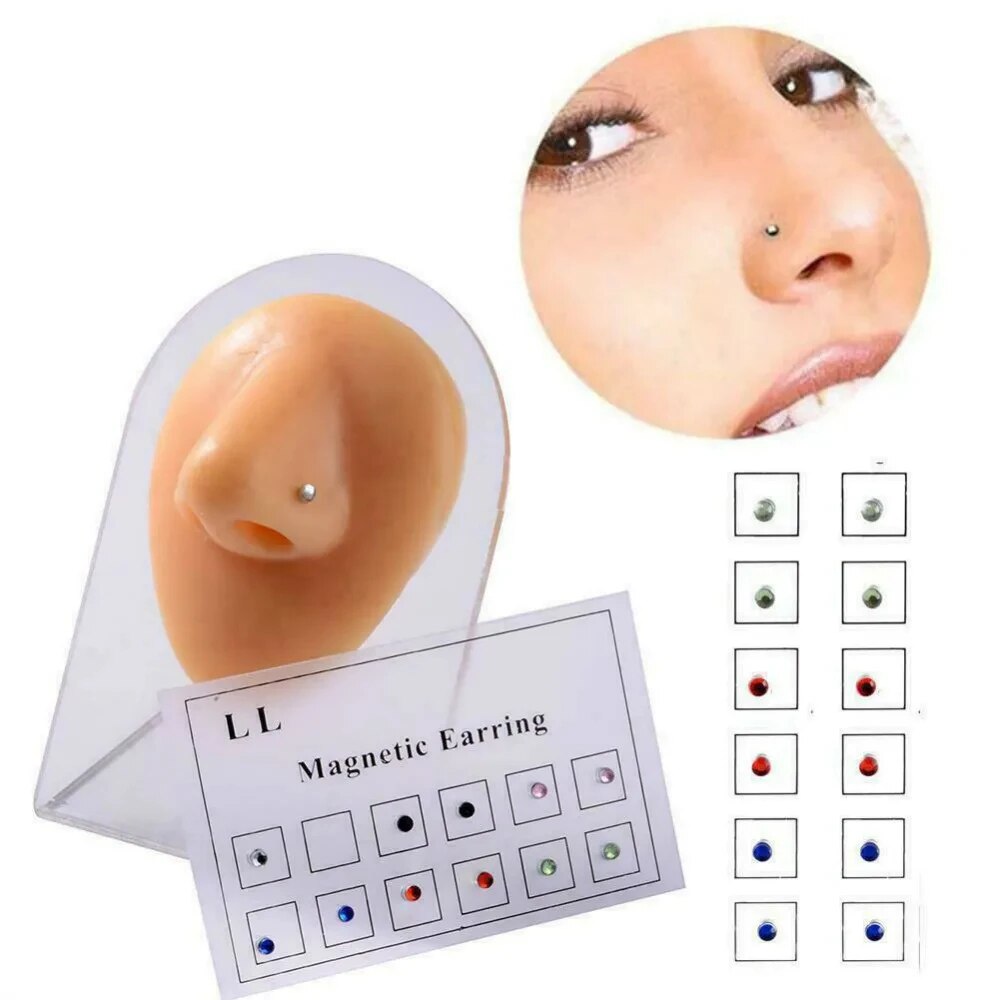 12 PZ/carta Falso Traguratore  - Body Jewelry Labret recensione e prezzo
