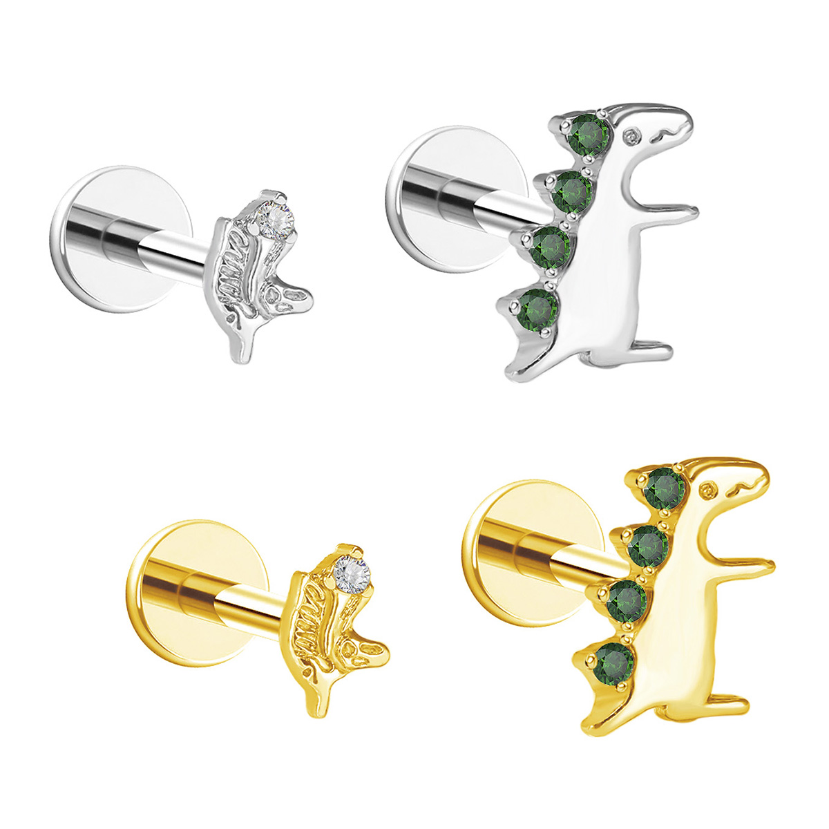Un simpatico dinosauro labbro  - Body Jewelry Changing Kit recensione e prezzo