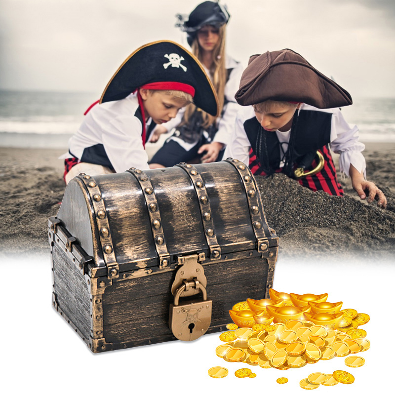Pirate Treasure Chest Storage  - Body Jewelry Display Case recensione e prezzo