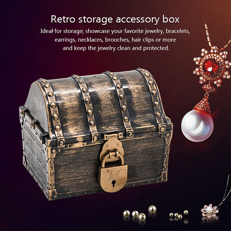 Pirate Treasure Chest Storage  - Body Jewelry Display Case recensione e prezzo