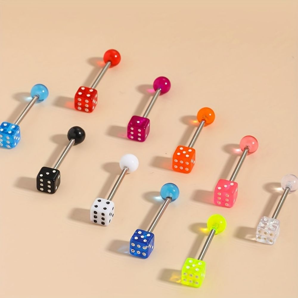 10 pz Tongue Nails Set Multico - Body Jewelry Changing Kit recensione e prezzo