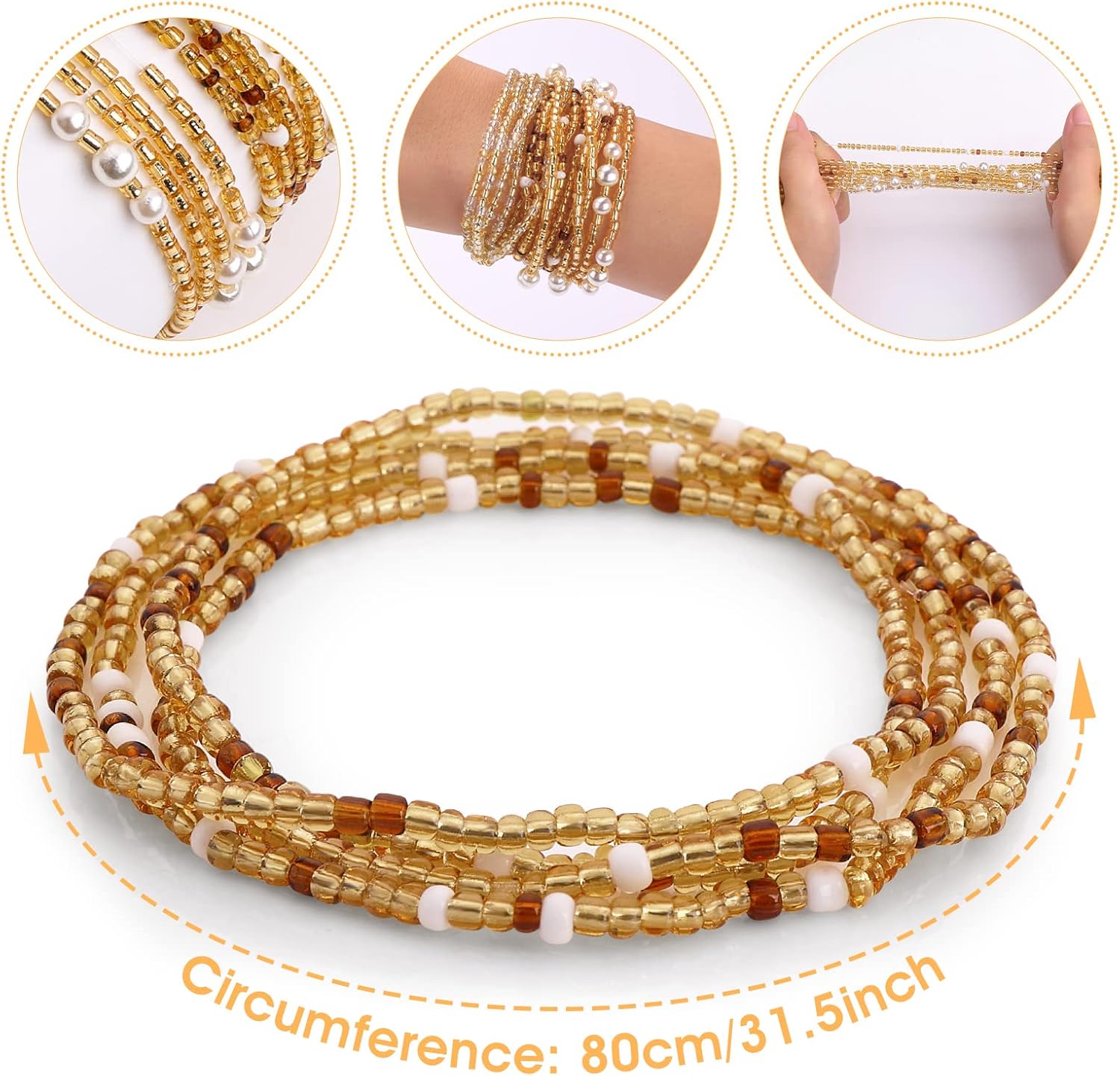 Perline da Vita per Donne, Cat - Body Jewelry Changing Kit recensione e prezzo