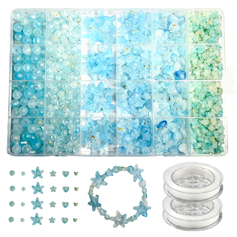 Perline acriliche opache sfuma - Body Jewelry Organizer recensione e prezzo