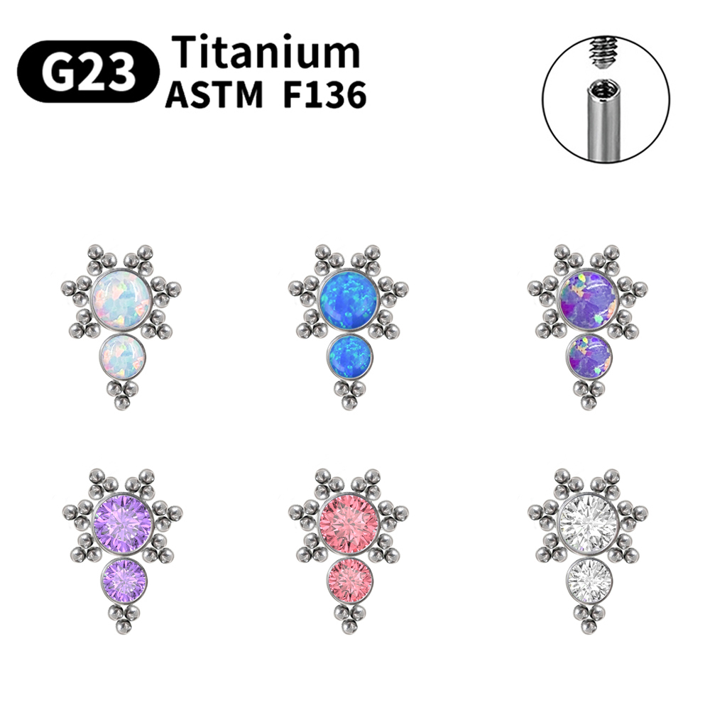 Orecchini a perno in titanio G - Body Jewelry Labret recensione e prezzo