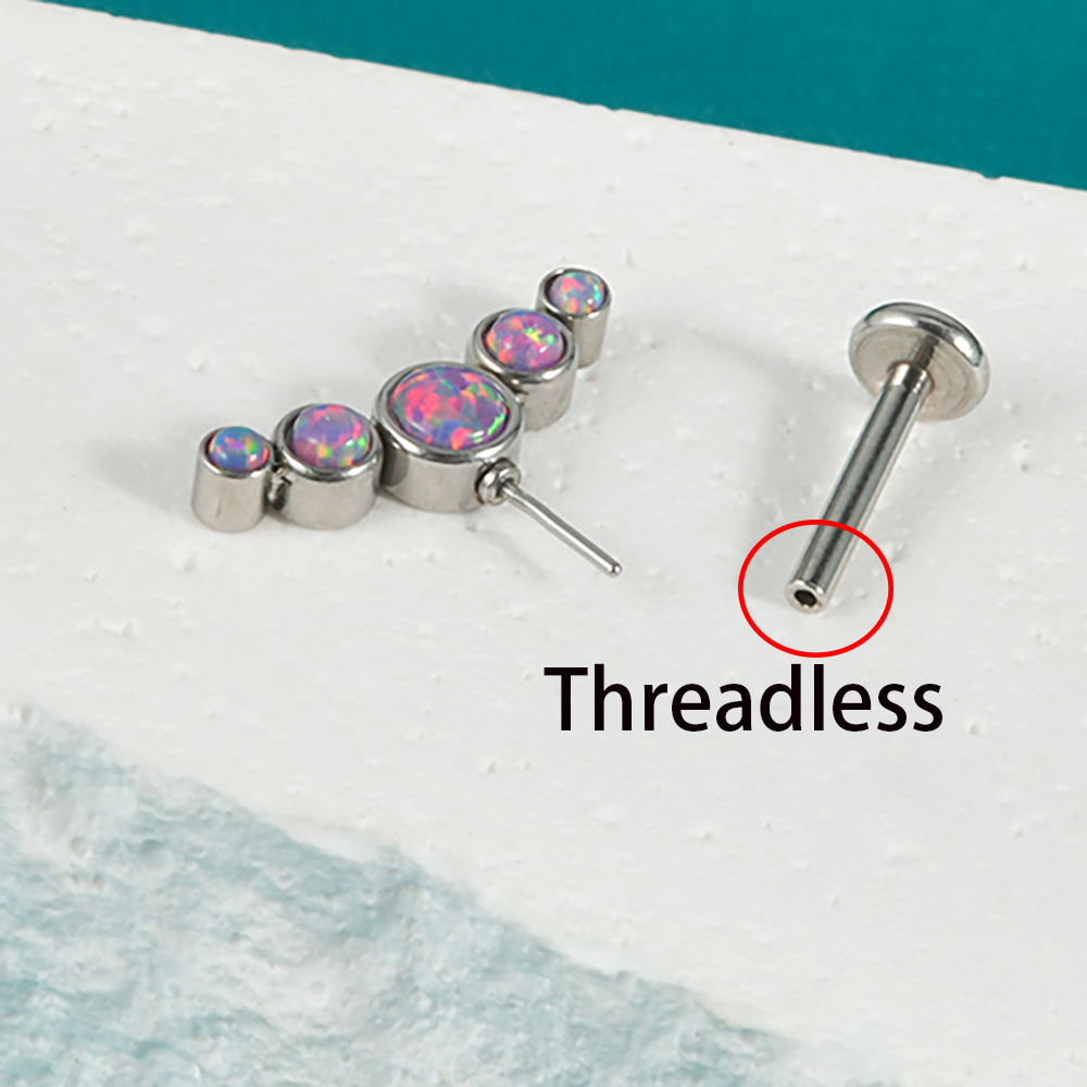 1 pz acciaio chirurgico CZ gem - Body Jewelry Labret recensione e prezzo