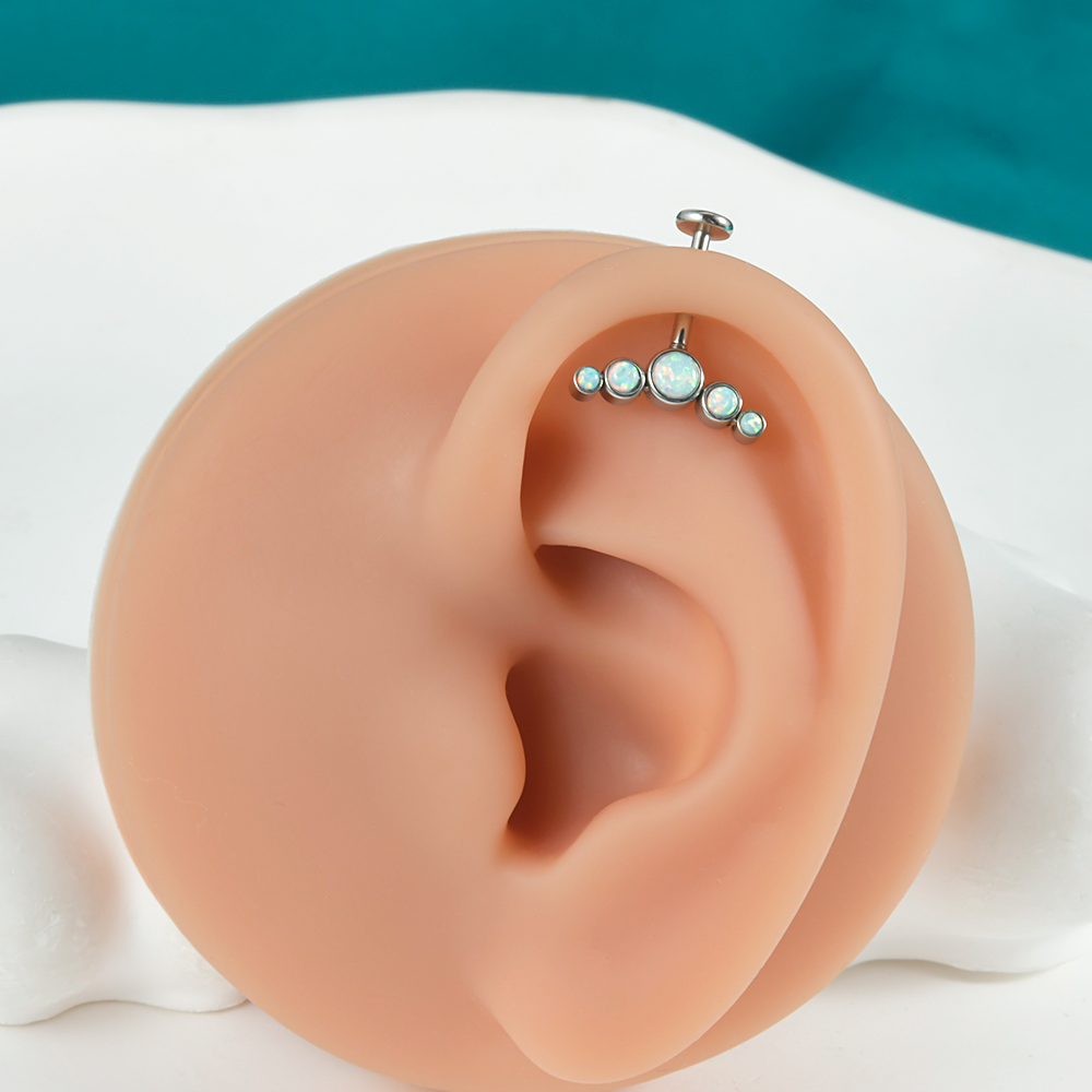 1 pz acciaio chirurgico CZ gem - Body Jewelry Labret recensione e prezzo